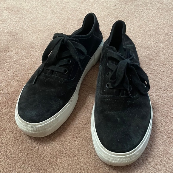 Vince Black Suede Sneakers - Picture 2 of 3
